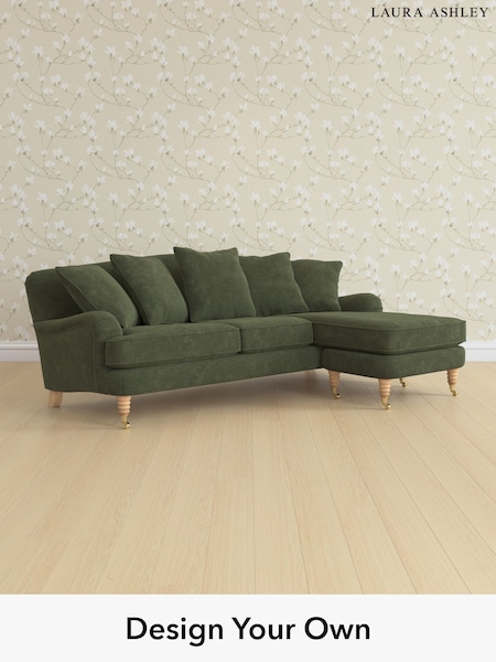 Alwyn Velvet/Ivy Green Lynden Scatter Back By Laura Ashley (H40122) | £2,425
