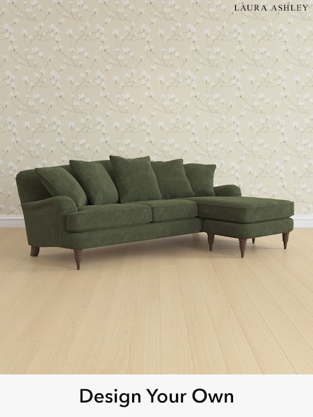 Alwyn Velvet/Ivy Green Lynden Scatter Back By Laura Ashley (H40122) | £2,425