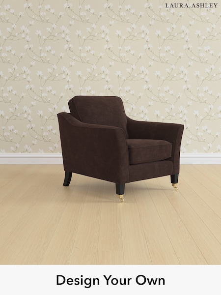 Alwyn Velvet/Chocolate Brown Marford By Laura Ashley (H40123) | £775