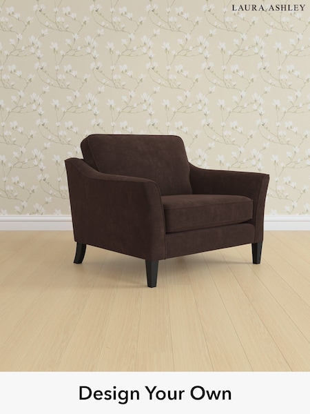 Alwyn Velvet/Chocolate Brown Marford By Laura Ashley (H40123) | £850