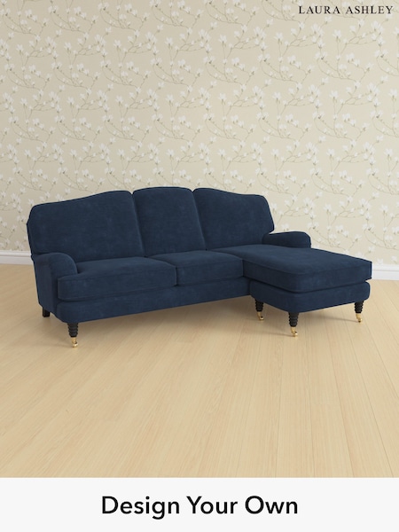 Alwyn Velvet/Midnight Navy Lynden By Laura Ashley (H40124) | £2,300