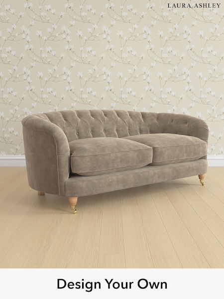 Alwyn Velvet/Truffle Natural Hathersage By Laura Ashley (H40125) | £1,825