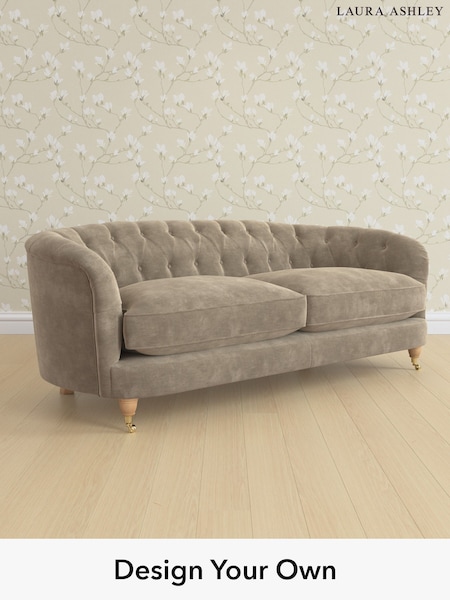 Alwyn Velvet/Truffle Natural Hathersage By Laura Ashley (H40125) | £1,925