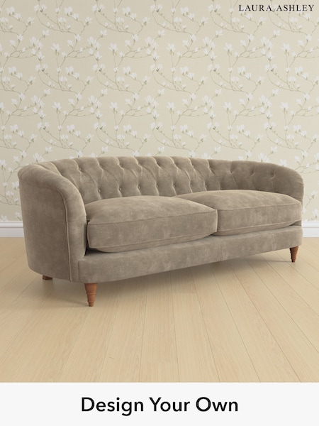 Alwyn Velvet/Truffle Natural Hathersage By Laura Ashley (H40125) | £1,925
