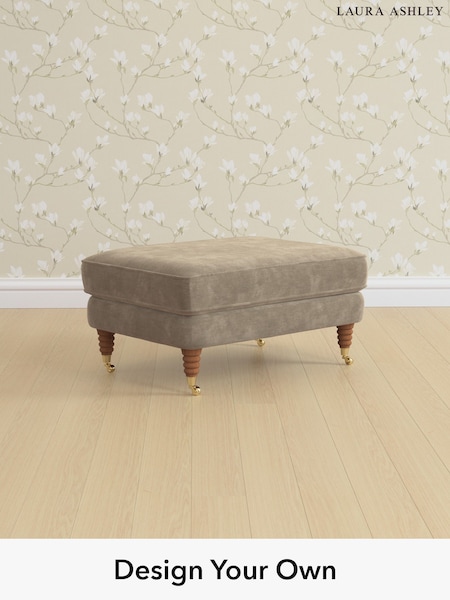 Alwyn Velvet/Truffle Natural Lynden By Laura Ashley (H40130) | £500