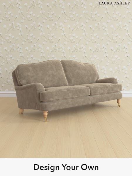 Alwyn Velvet/Truffle Natural Lynden By Laura Ashley (H40130) | £1,375