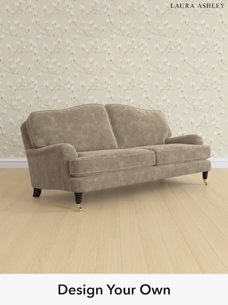 Alwyn Velvet/Truffle Natural Lynden By Laura Ashley (H40130) | £1,375