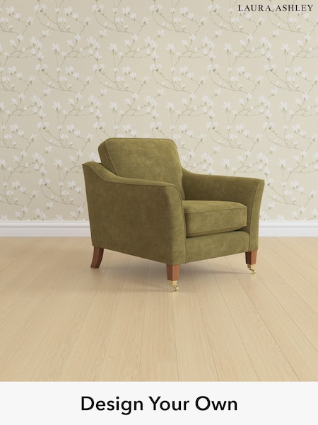 Alwyn Velvet/Olive Green Marford By Laura Ashley (H40131) | £775