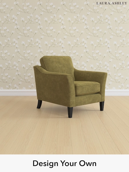 Alwyn Velvet/Olive Green Marford By Laura Ashley (H40131) | £775