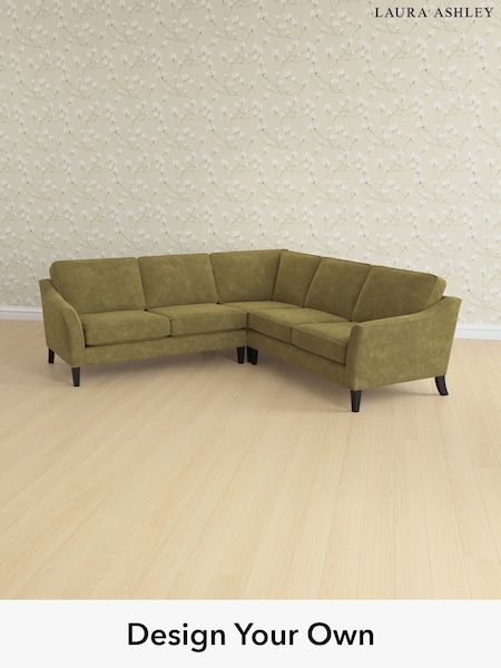 Alwyn Velvet/Olive Green Marford By Laura Ashley (H40131) | £2,500