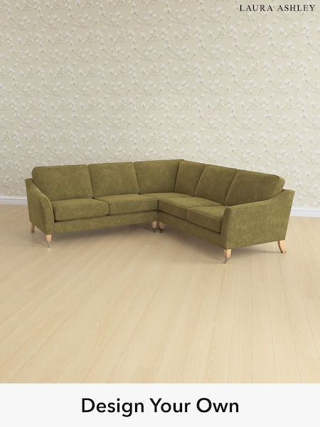 Alwyn Velvet/Olive Green Marford By Laura Ashley (H40131) | £2,500