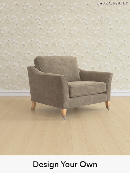 Alwyn Velvet/Truffle Natural Marford By Laura Ashley (H40132) | £850