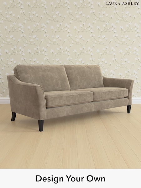 Alwyn Velvet/Truffle Natural Marford By Laura Ashley (H40132) | £1,375
