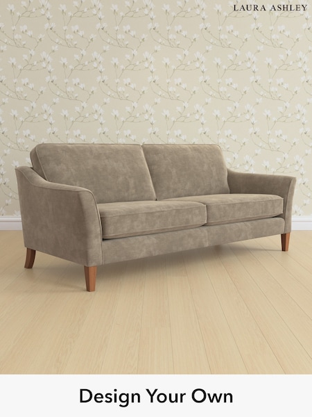 Alwyn Velvet/Truffle Natural Marford By Laura Ashley (H40132) | £1,375