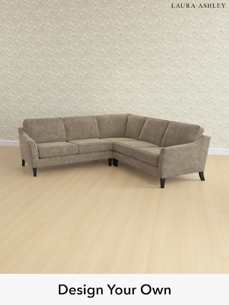 Alwyn Velvet/Truffle Natural Marford By Laura Ashley (H40132) | £2,500
