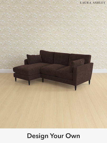 Alwyn Velvet/Chocolate Brown Radcliffe By Laura Ashley (H40141) | £2,475
