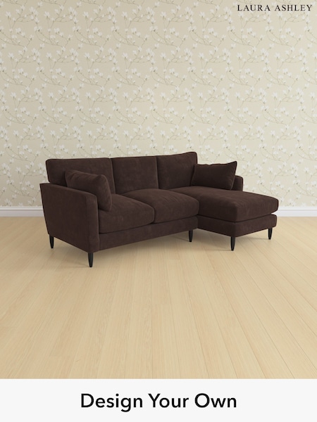 Alwyn Velvet/Chocolate Brown Radcliffe By Laura Ashley (H40141) | £2,475
