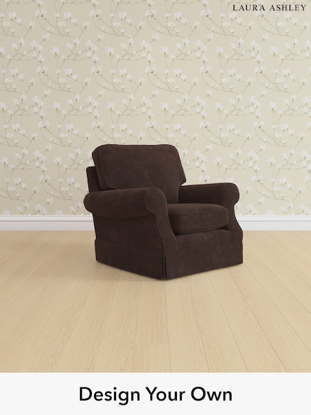Alwyn Velvet/Chocolate Brown Padstow By Laura Ashley (H40142) | £900