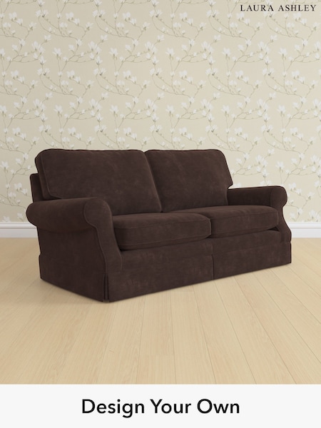 Alwyn Velvet/Chocolate Brown Padstow By Laura Ashley (H40142) | £1,325