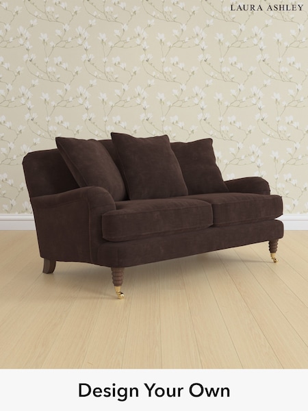 Alwyn Velvet/Chocolate Brown Lynden Scatter Back By Laura Ashley (H40149) | £1,275