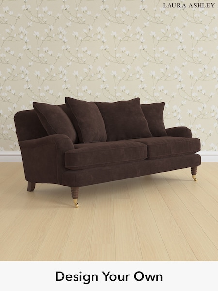 Alwyn Velvet/Chocolate Brown Lynden Scatter Back By Laura Ashley (H40149) | £1,375