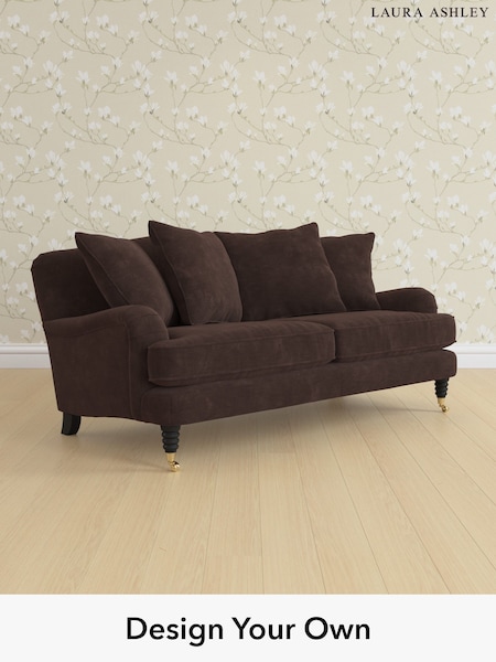 Alwyn Velvet/Chocolate Brown Lynden Scatter Back By Laura Ashley (H40149) | £1,375