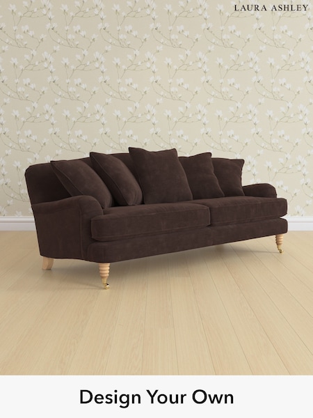Alwyn Velvet/Chocolate Brown Lynden Scatter Back By Laura Ashley (H40149) | £1,475