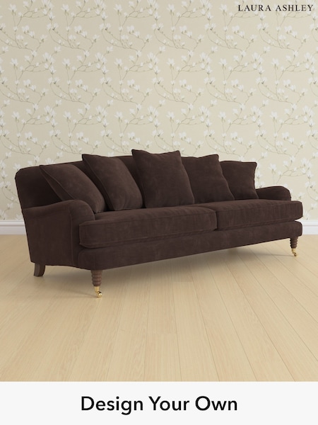 Alwyn Velvet/Chocolate Brown Lynden Scatter Back By Laura Ashley (H40149) | £1,575