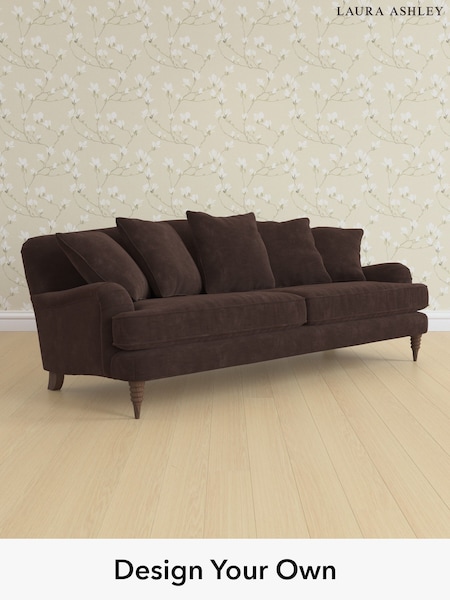 Alwyn Velvet/Chocolate Brown Lynden Scatter Back By Laura Ashley (H40149) | £1,575