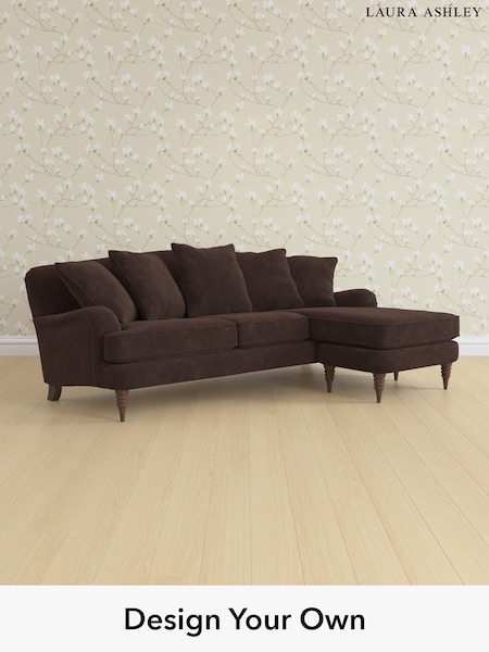 Alwyn Velvet/Chocolate Brown Lynden Scatter Back By Laura Ashley (H40149) | £2,425
