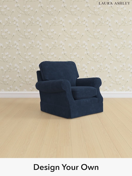 Alwyn Velvet/Midnight Navy Padstow By Laura Ashley (H40151) | £900