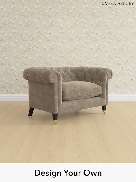 Alwyn Velvet/Truffle Natural Penarth By Laura Ashley (H40155) | £1,300