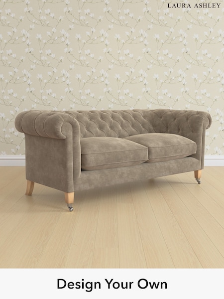 Alwyn Velvet/Truffle Natural Penarth By Laura Ashley (H40155) | £1,625