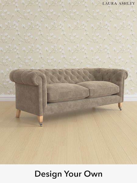 Alwyn Velvet/Truffle Natural Penarth By Laura Ashley (H40155) | £1,725