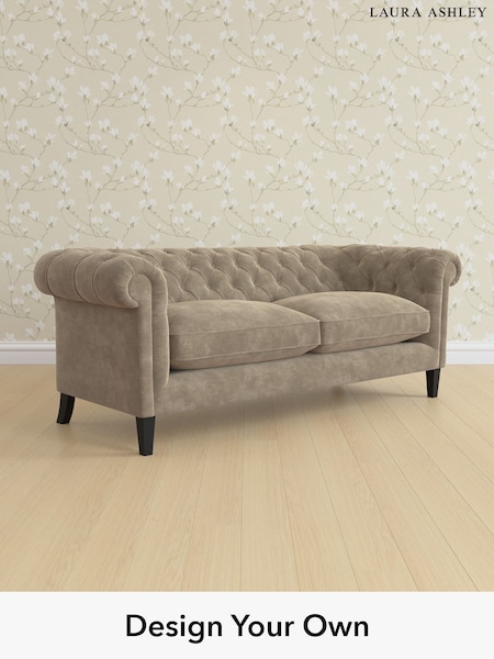 Alwyn Velvet/Truffle Natural Penarth By Laura Ashley (H40155) | £1,725
