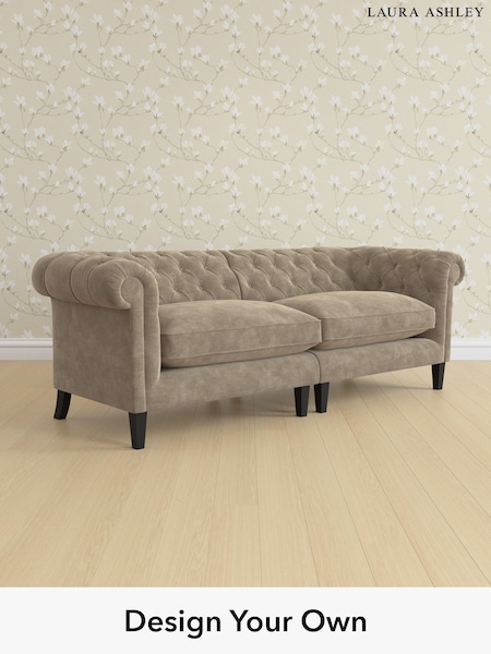 Alwyn Velvet/Truffle Natural Penarth By Laura Ashley (H40155) | £1,950