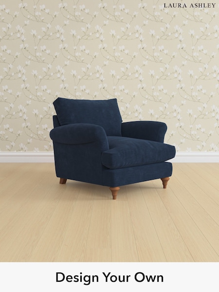 Alwyn Velvet/Midnight Navy Westley By Laura Ashley (H40158) | £875