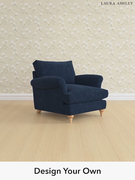 Alwyn Velvet/Midnight Navy Westley By Laura Ashley (H40158) | £875