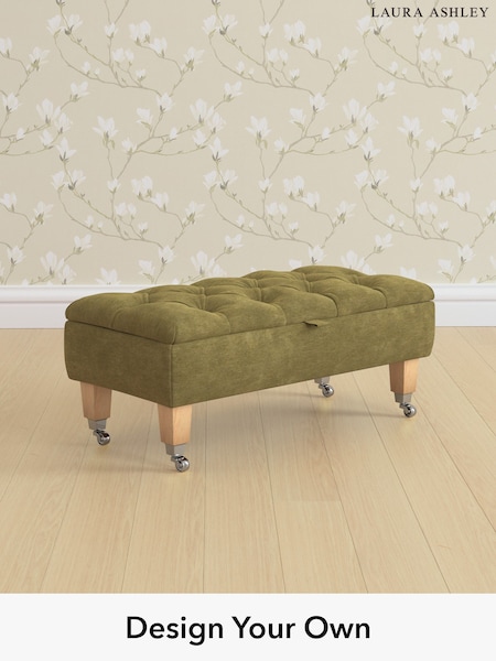 Alwyn Velvet/Olive Green Penarth By Laura Ashley (H40159) | £425