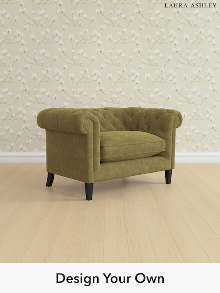 Alwyn Velvet/Olive Green Penarth By Laura Ashley (H40159) | £1,300
