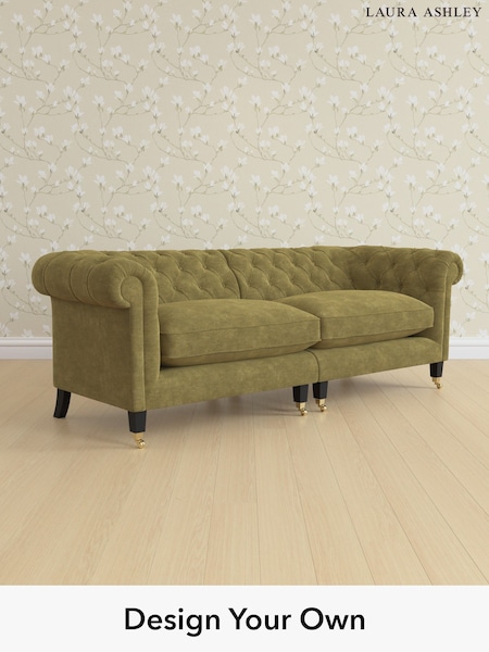 Alwyn Velvet/Olive Green Penarth By Laura Ashley (H40159) | £1,950