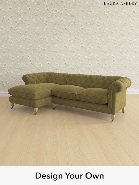 Alwyn Velvet/Olive Green Penarth By Laura Ashley (H40159) | £2,575