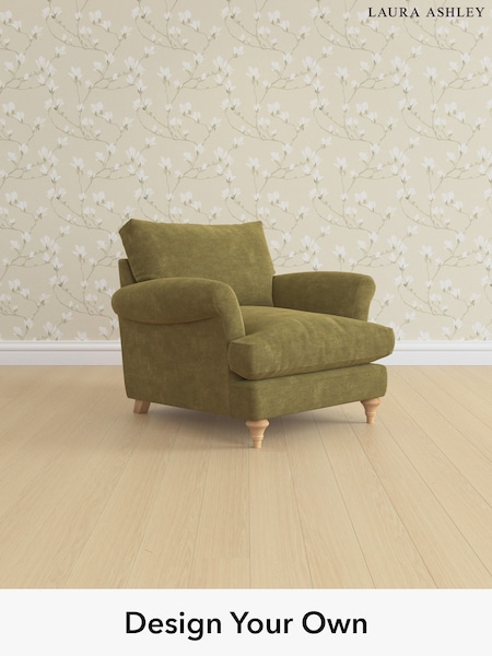 Alwyn Velvet/Olive Green Westley By Laura Ashley (H40161) | £875