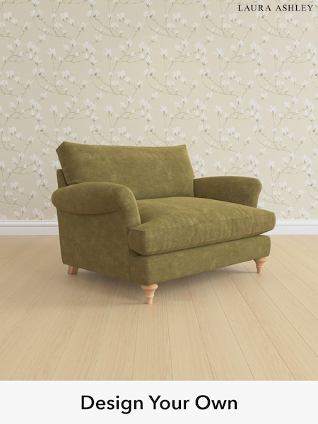 Alwyn Velvet/Olive Green Westley By Laura Ashley (H40161) | £1,000