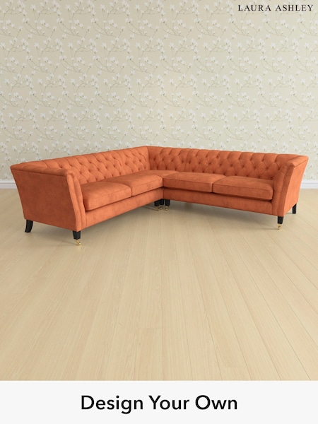 Bainton/Terracotta Orange Chatsworth Button Back By Laura Ashley (H40263) | £2,850