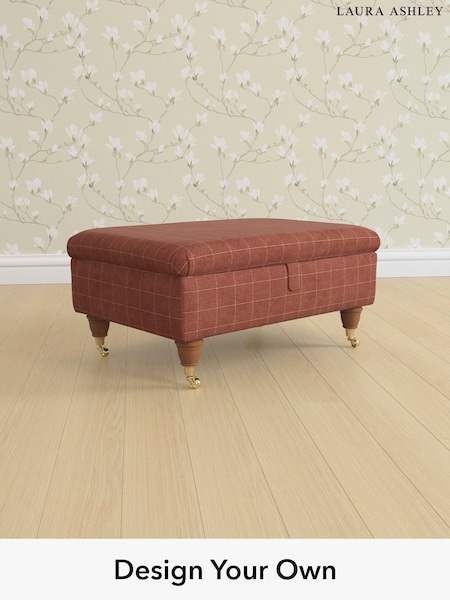 Carolyn Check/Terracotta Orange Beaumaris By Laura Ashley (H40274) | £575