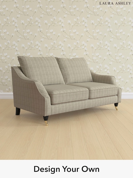 Carolyn Check/Hazelnut Natural Beverley By Laura Ashley (H40277) | £1,400