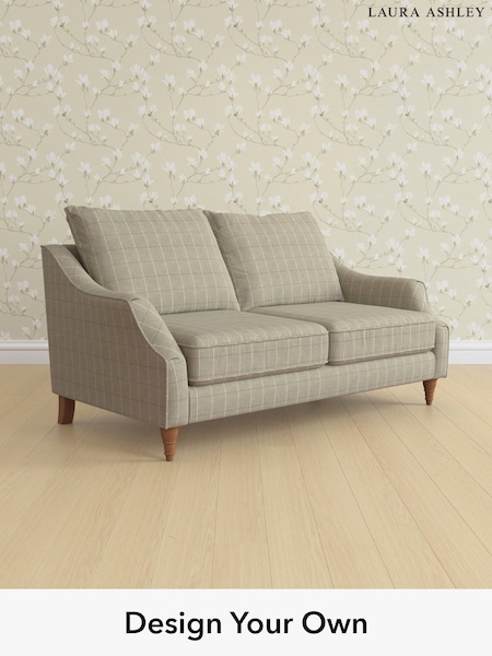 Carolyn Check/Hazelnut Natural Beverley By Laura Ashley (H40277) | £1,400