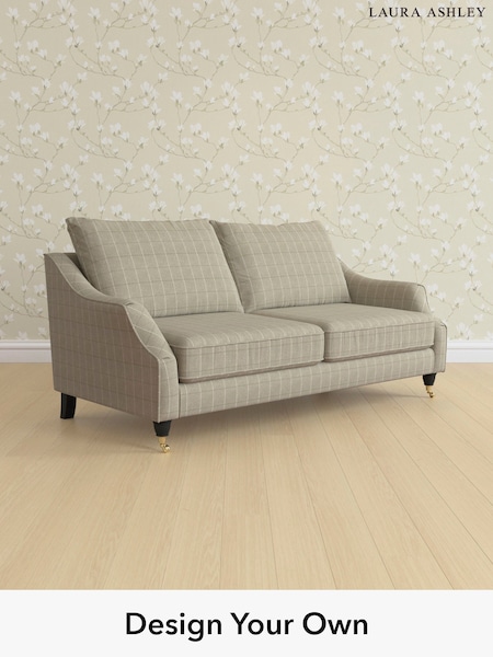 Carolyn Check/Hazelnut Natural Beverley By Laura Ashley (H40277) | £1,500