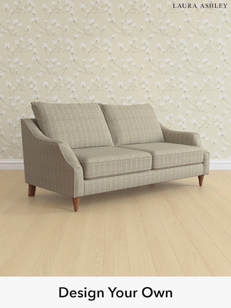 Carolyn Check/Hazelnut Natural Beverley By Laura Ashley (H40277) | £1,500